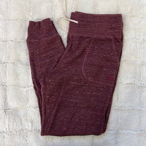Albion heather maroon lounge pants xs